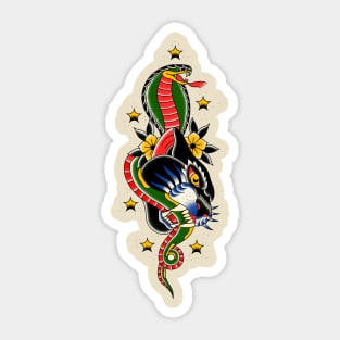 Panther Snake Sticker